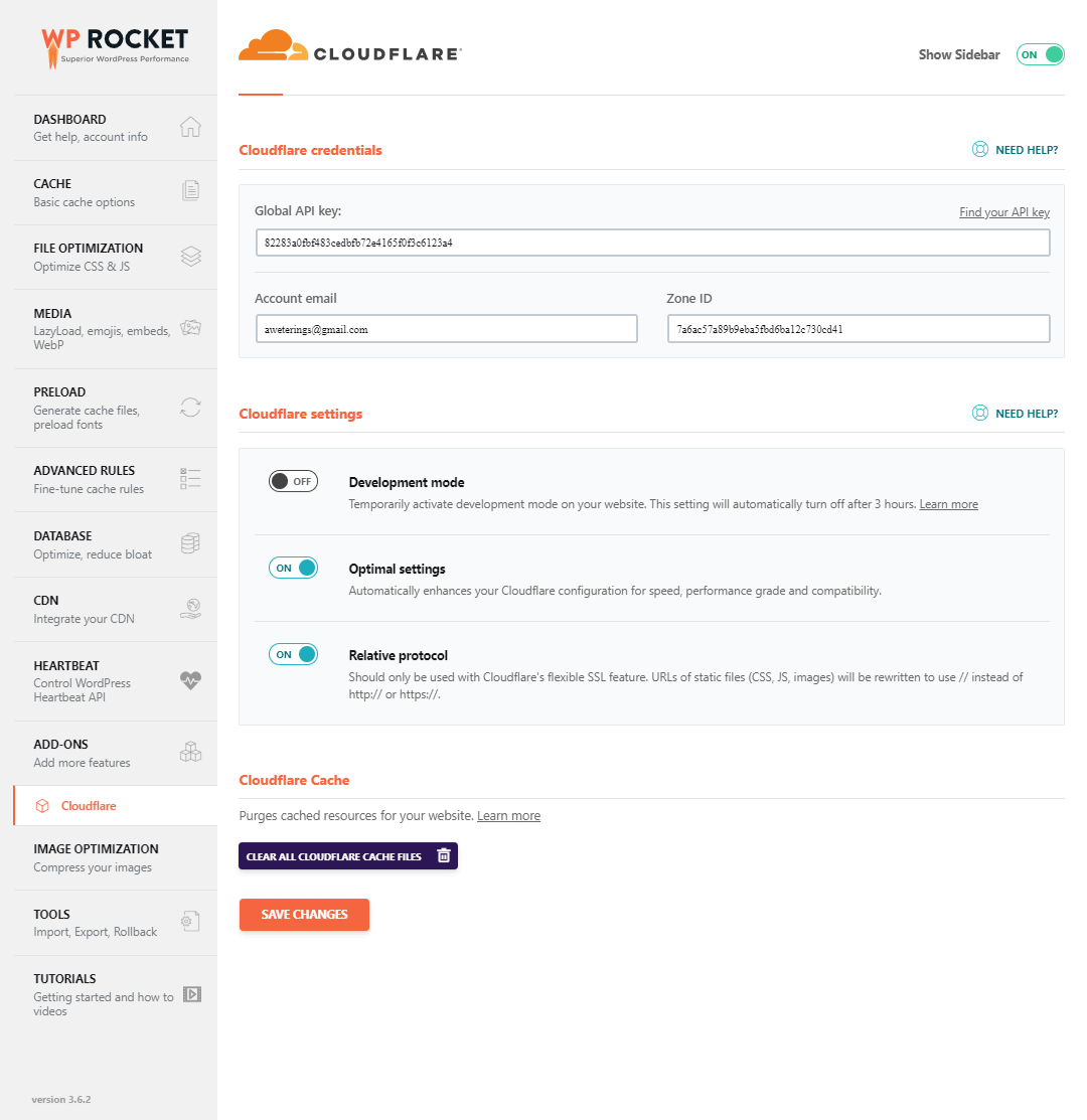 WP Rocket Cloudflare